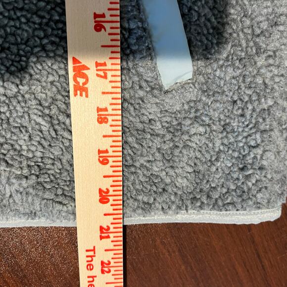 Abercrombie Kids Fleece Jacket Size 11/12 Gray Blue Pockets Outdoor - Picture 11 of 12